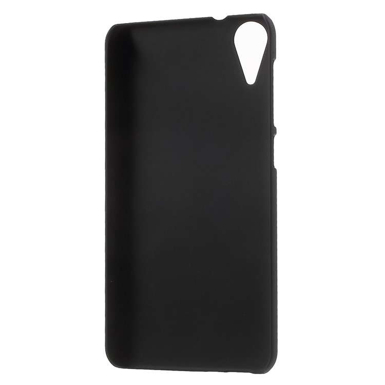 For HTC Desire 825 Rubberized Hard Case Cover Shell - Black-3