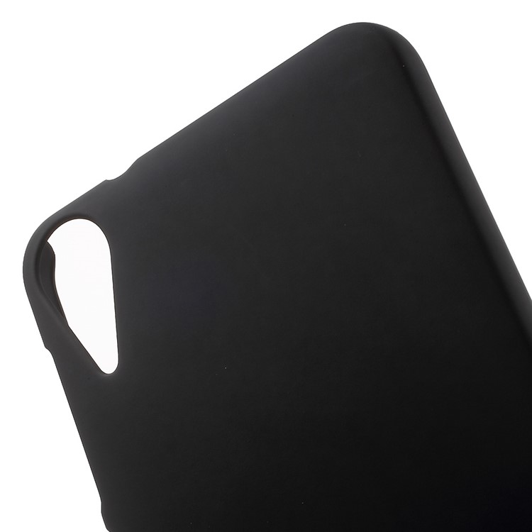 For HTC Desire 825 Rubberized Hard Case Cover Shell - Black-5