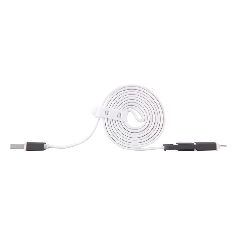 NILLKIN Plus 120cm USB 2.0 Type-C Charger Data Sync Flat Cable for Huawei P9/LG G5 - White-5