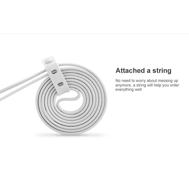 NILLKIN Plus 120cm USB 2.0 Type-C Charger Data Sync Flat Cable for Huawei P9/LG G5 - White-9