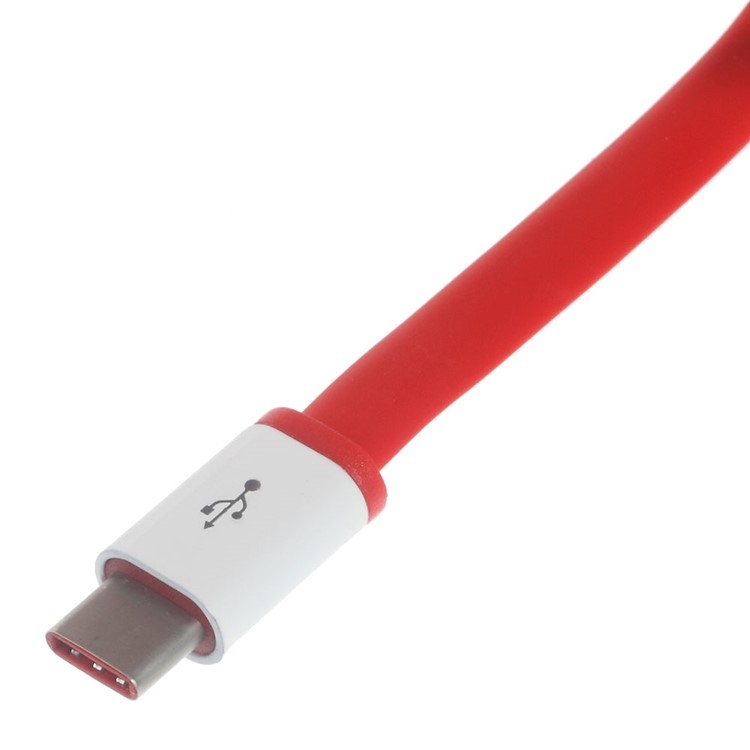 OEM OnePlus 1M Red Type-C to USB 3.1 Data Sync Charging Cable for OnePlus 2-2