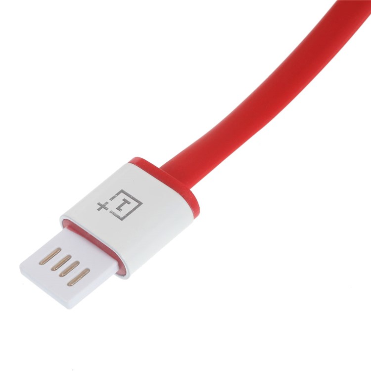 OEM OnePlus 1M Red Type-C to USB 3.1 Data Sync Charging Cable for OnePlus 2-3