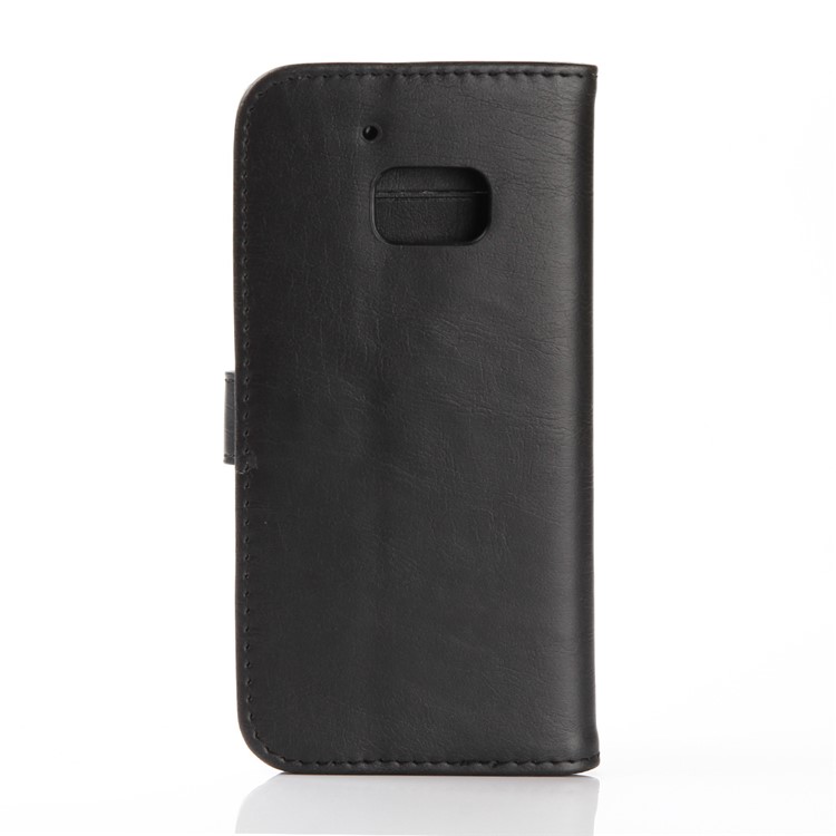 Crazy Horse Leather Wallet Case for HTC 10/Lifestyle - Black-2