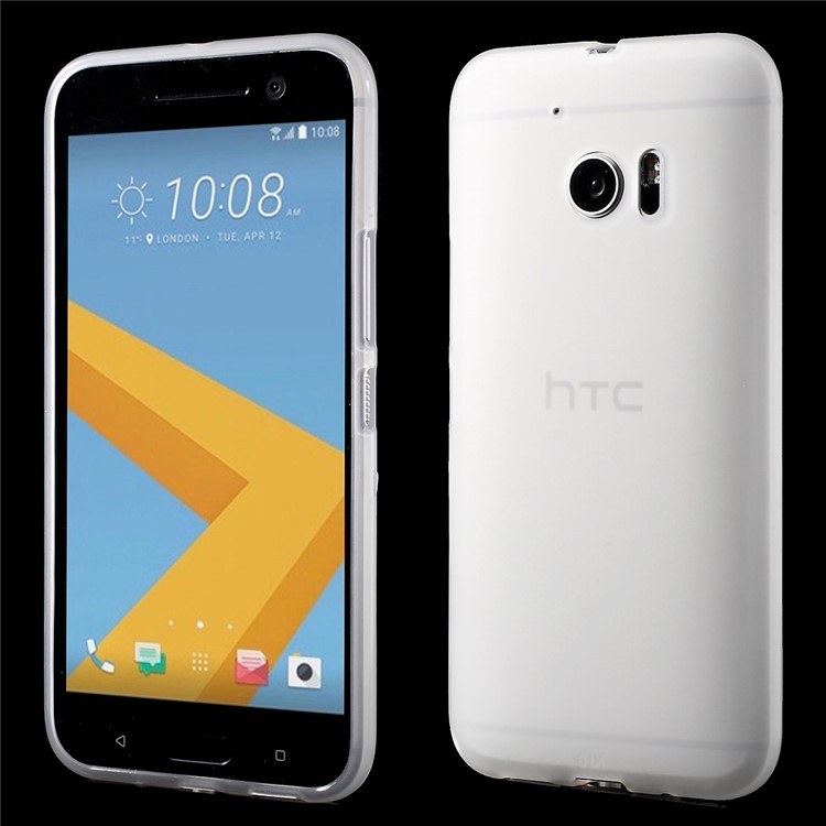 Double-sided Frosted TPU Shell Case for HTC 10 /10 Lifestyle - White-1