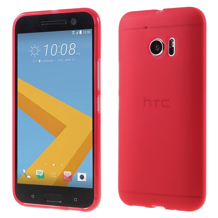 Double-sided Frosted TPU Cover Case for HTC 10 /10 Lifestyle - Red-1