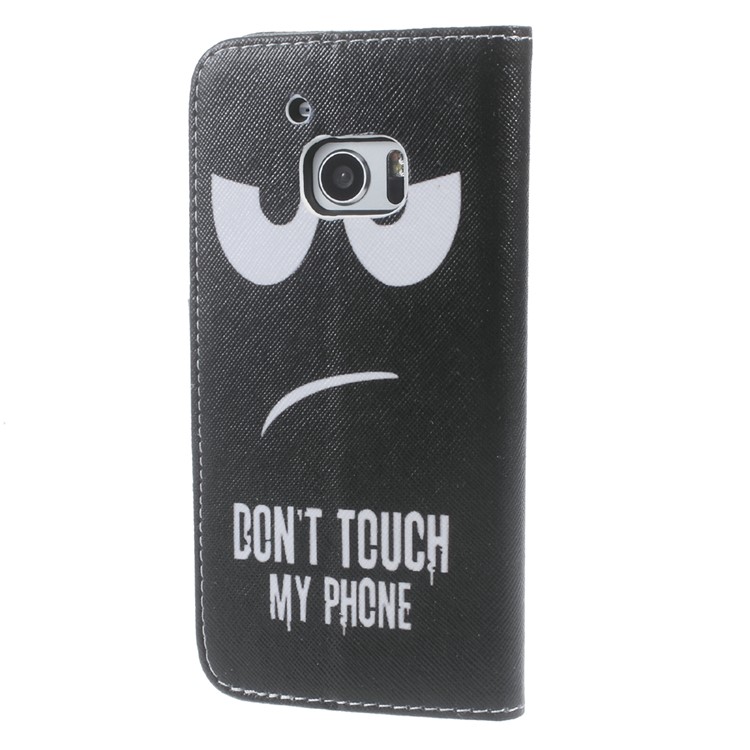 Wallet Stand Leather Flip Case for HTC 10 / 10 Lifestyle - Angry Face-2