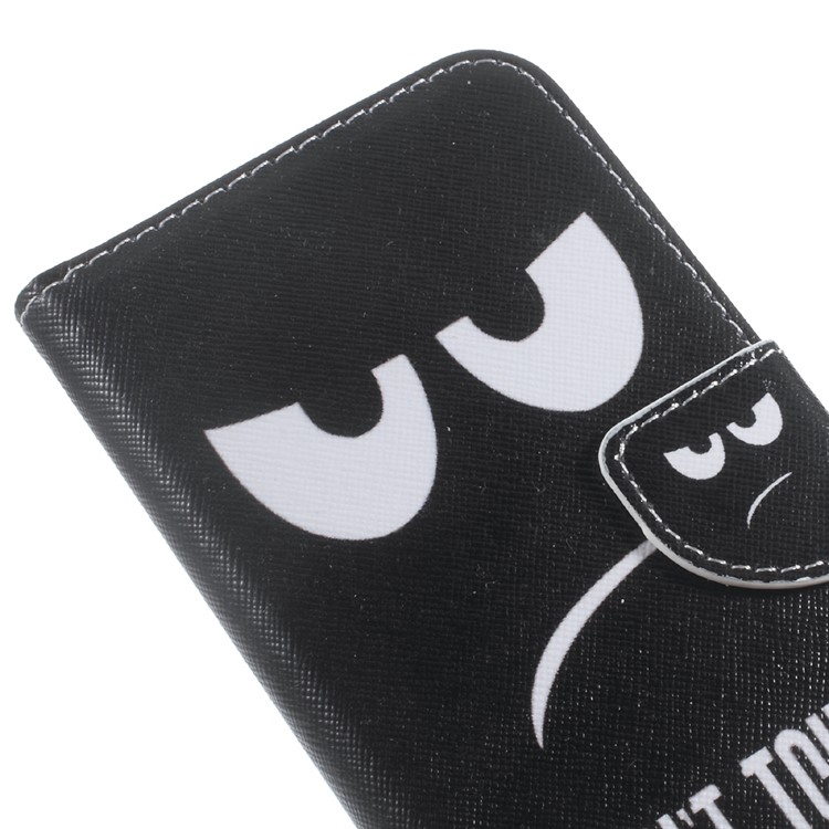 Wallet Stand Leather Flip Case for HTC 10 / 10 Lifestyle - Angry Face-7