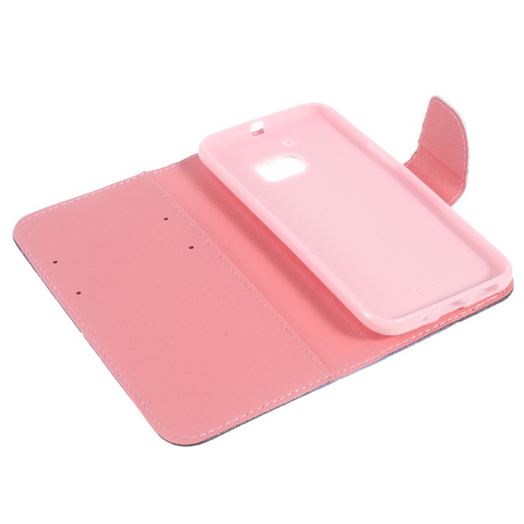 Wallet Stand Leather Flip Shell for HTC 10 / 10 Lifestyle - Translucent Butterfly-8