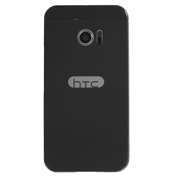 Metal Frame Brushed Acrylic Back Shell for HTC 10/Lifestyle - Black-2
