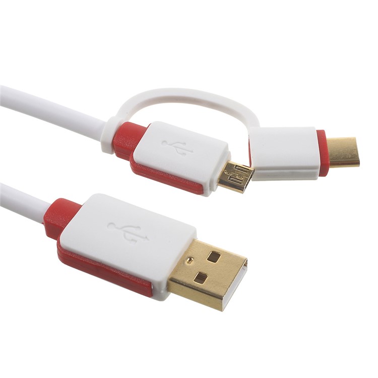 Type-C USB + Micro USB Charging Cable for Samsung LG Sony Huawei-1