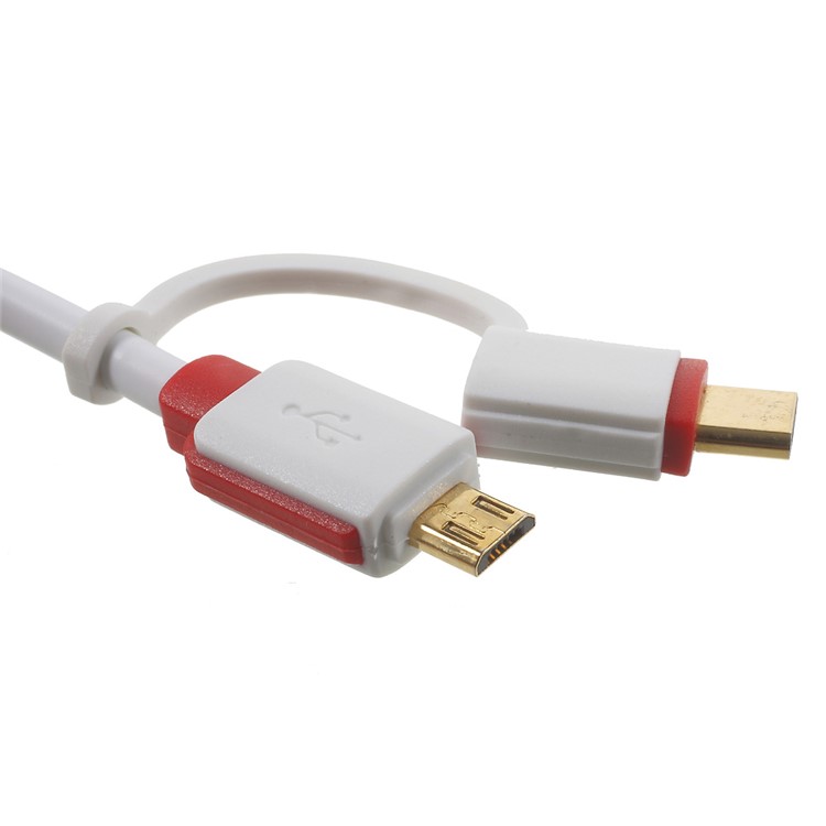 Type-C USB + Micro USB Charging Cable for Samsung LG Sony Huawei-4