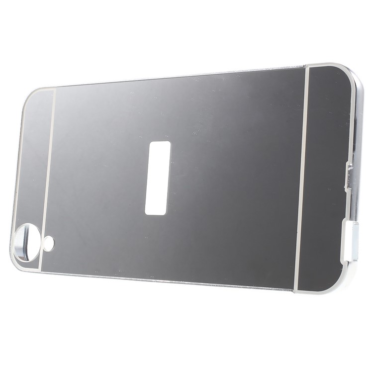 Metal Frame Acrylic Back Phone Case for HTC Desire 820 / Dual SIM - Silver-4