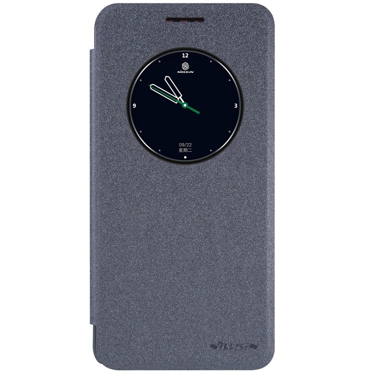 NILLKIN Funkeln Reihenansichtfensterlederkasten Für HTC-Wunsch 825 - Schwarz-1