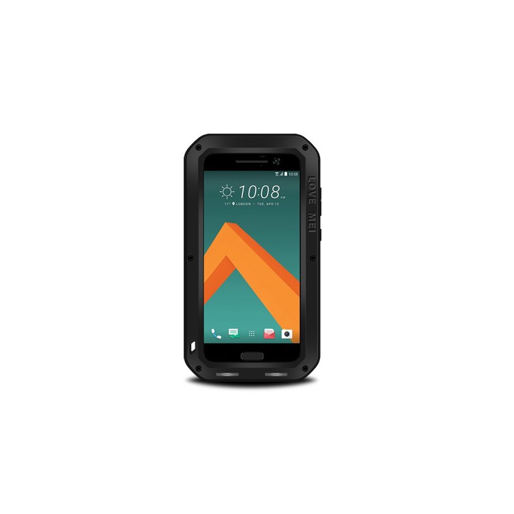 LOVE MEI for HTC 10/10 Lifestyle Shockproof Dropproof Dustproof Protection Case - Black-6