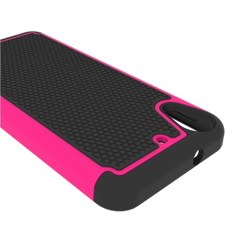 PC Silicone Phone Case for HTC Desire 626 Football Grain - Rose-3