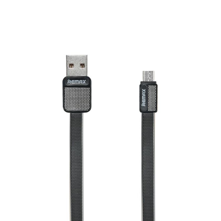REMAX Micro USB Data Sync Charging Cable for Samsung Sony Huawei - Black-1