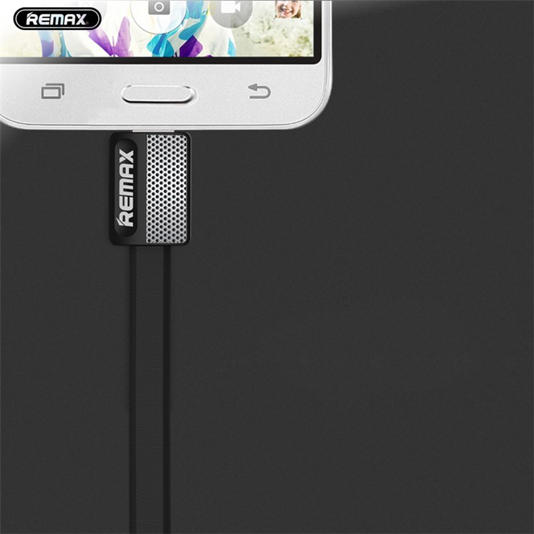 REMAX Micro USB Data Sync Charging Cable for Samsung Sony Huawei - Black-3