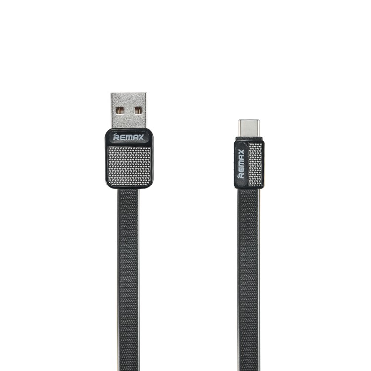 REMAX Type-C USB Data Sync Charging Cable for Samsung Huawei Xiaomi - Black-1