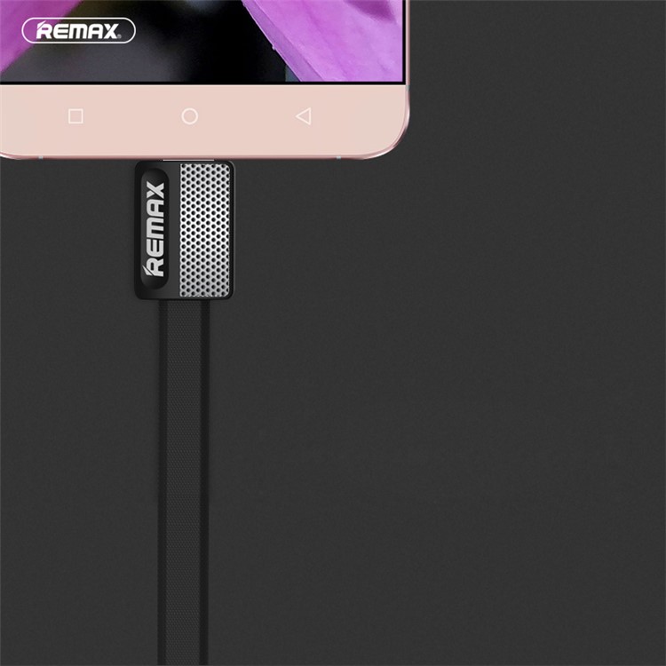 REMAX Type-C USB Data Sync Charging Cable for Samsung Huawei Xiaomi - Black-3