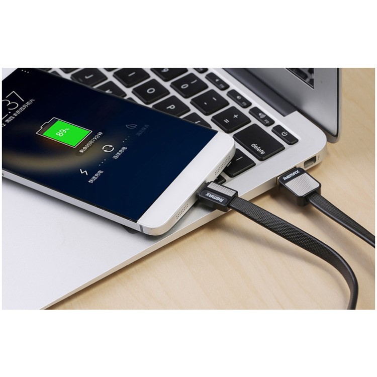 REMAX Type-C USB Data Sync Charging Cable for Samsung Huawei Xiaomi - Black-5