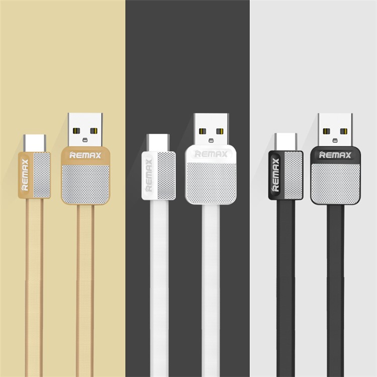 REMAX Type-C USB Data Sync Charging Cable for Samsung Huawei Xiaomi - Black-7