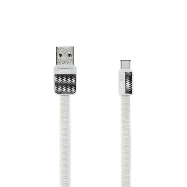 REMAX Type-C USB Data Sync Charging Cable Cord for Samsung Huawei Xiaomi - White-1