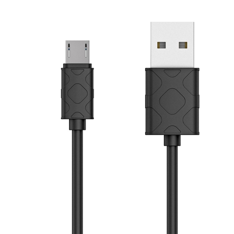 BASEUS Foam Pattern Micro USB Data Sync Charging Cable for Samsung Huawei - Black-1
