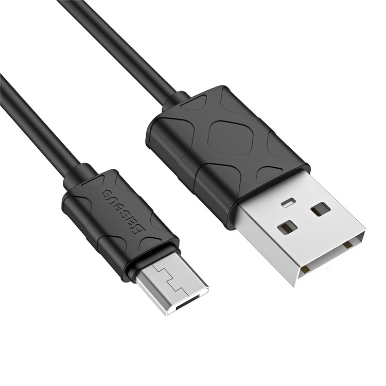BASEUS Foam Pattern Micro USB Data Sync Charging Cable for Samsung Huawei - Black-7
