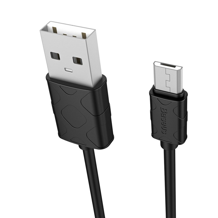 Basis -schaummuster Micro USB -daten Synchronisieren Ladekabel Für Samsung Huawei - Schwarz-9