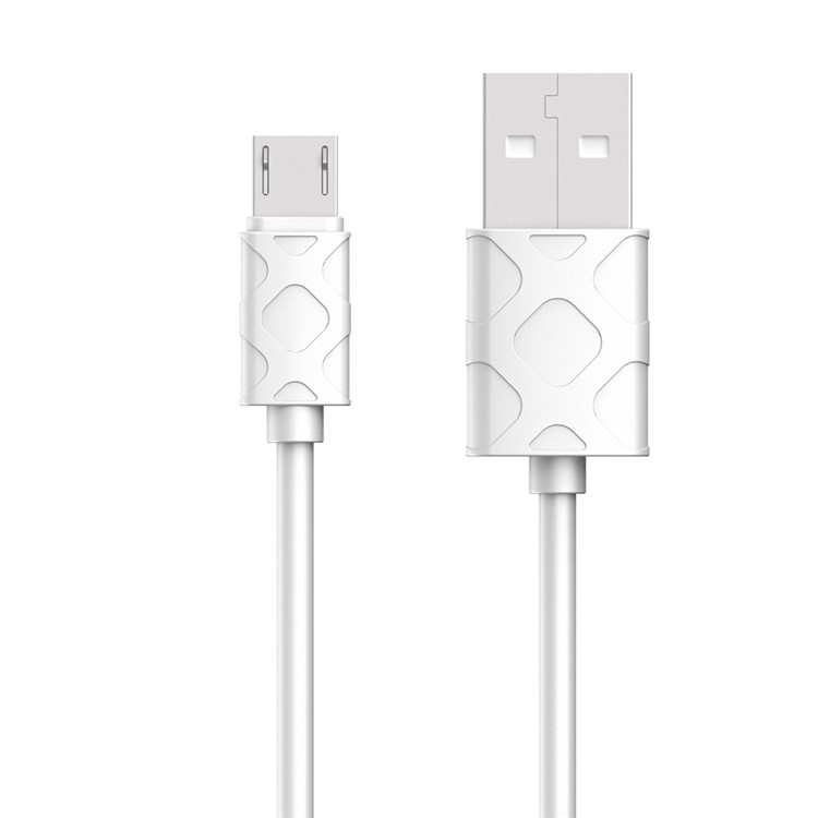 BASEUS Foam Pattern Micro USB Data Sync Charging Cord for Samsung Huawei - White-1