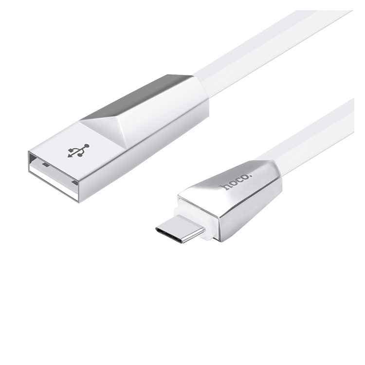 HOCO X4 Rhombic Reversible USB Type-c Data Transfer Charging Cable 1.2m for Samsung Galaxy Note7 - White-1