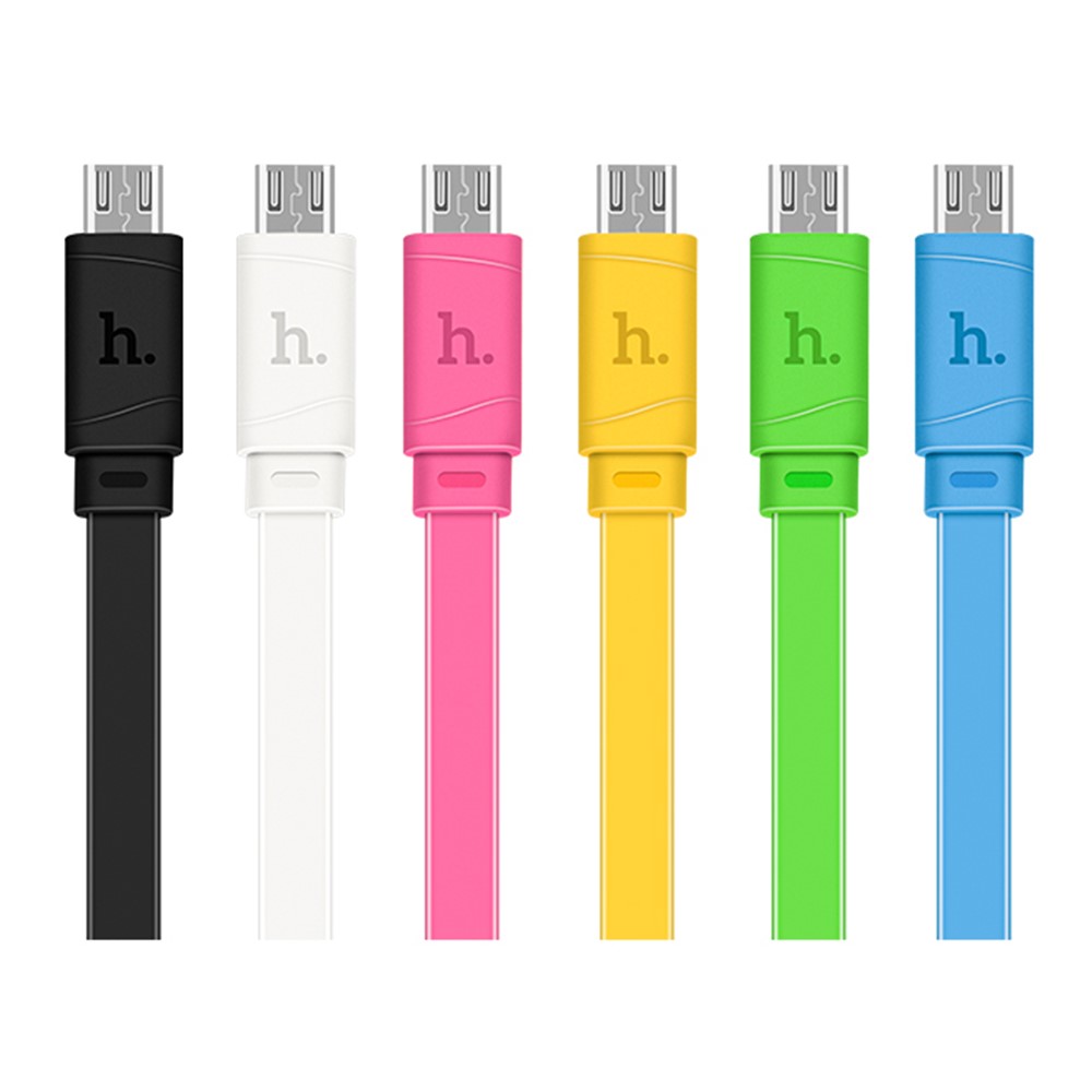 HOCO X5 Bamboo Micro USB Charge Data Sync Cable for Samsung Sony Huawei - White-2