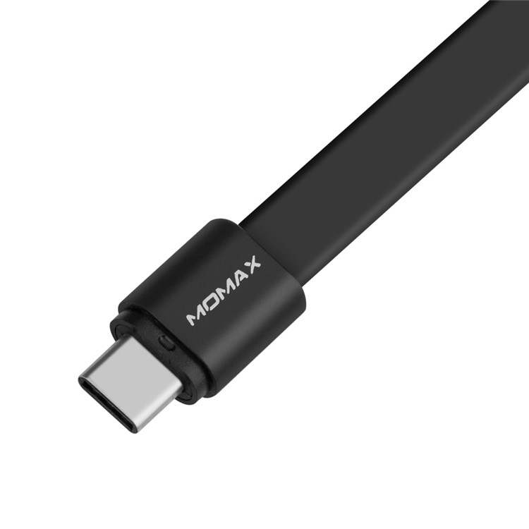 MOMAX Go Link Type-C to Type-C Short Data Cable 10cm - Black-2