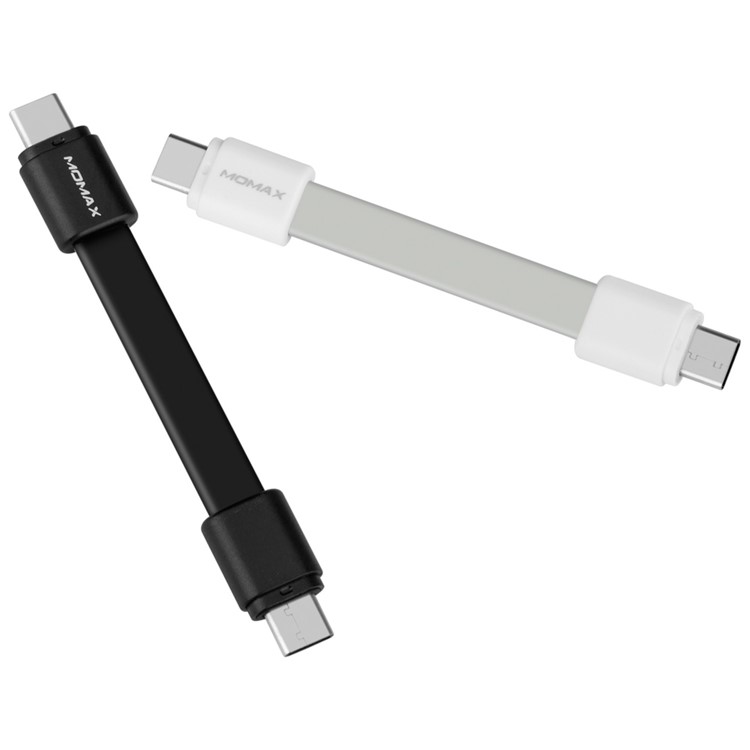 MOMAX Go Link Type-C to Type-C Short Data Cable 10cm - Black-4