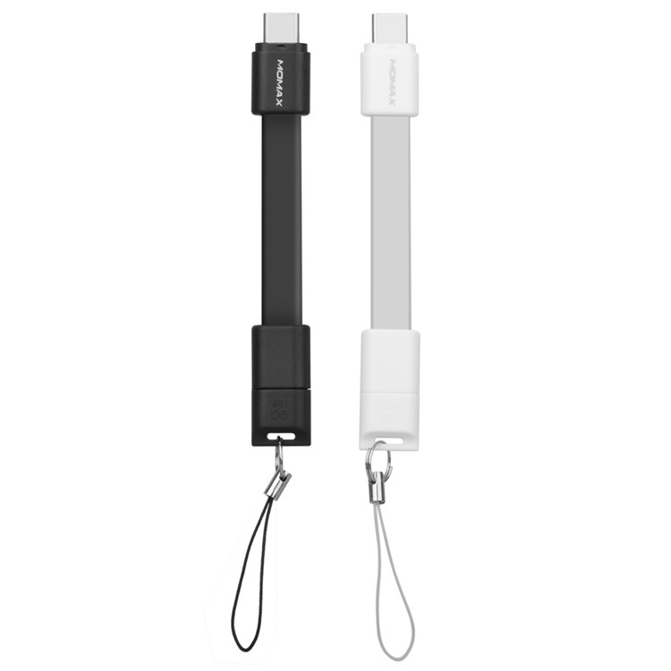 MOMAX Go Link Type-C to Type-C Short Data Cable 10cm - Black-9