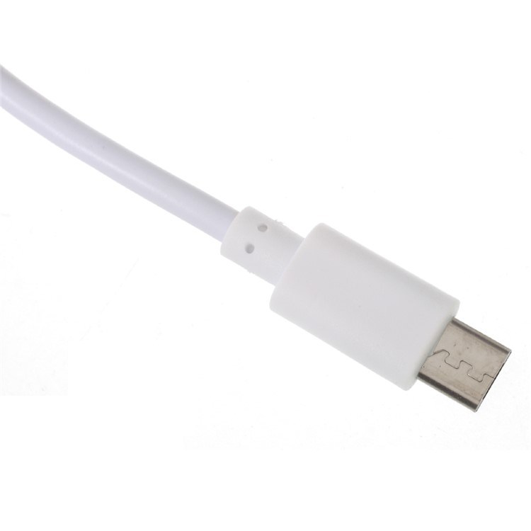 VORSON Charging Data Micro USB Cable 1m for Samsung Sony Huawei - White-2