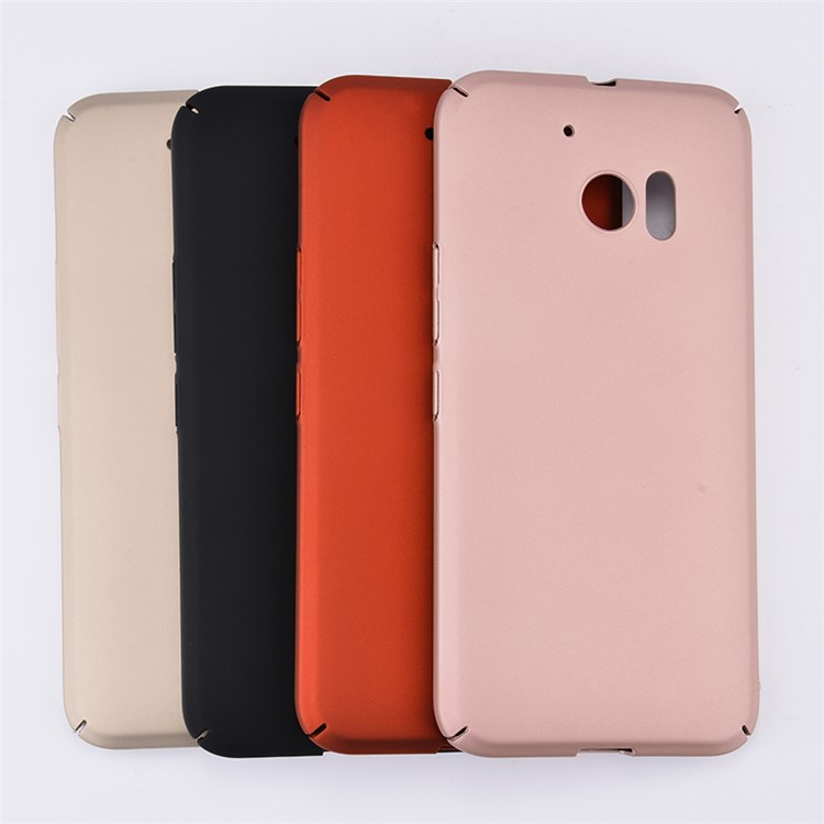 Rubber Coating Wrapped Edges Hard PC Back Shell for HTC 10 / 10 Lifestyle - Gold-2