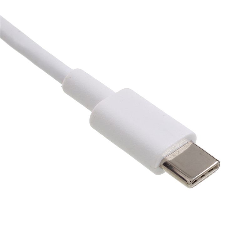 OEM ASUS 1m Type-C Round Data Charging Cable for Asus LG Sony etc - White-2