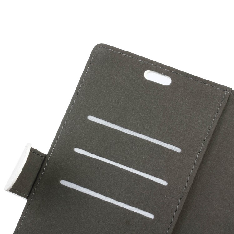 Litchi Stand Wallet PU Leather Phone Cover Case for HTC One A9s - Black-7