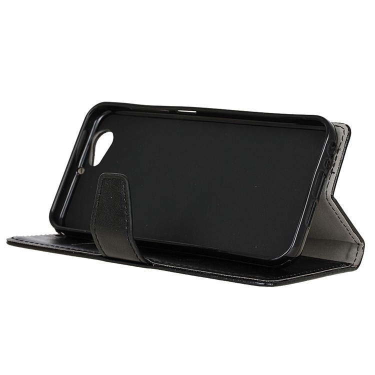 Crazy Horse Wallet Stand Leather Case for HTC One A9s - Black-5