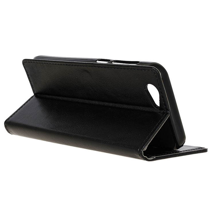 Crazy Horse Wallet Stand Leather Case for HTC One A9s - Black-6