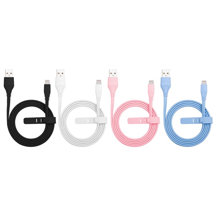 MOMAX 1M MFI Certified 2.4A Lightning 8-pin Data Sync Charging Cable for iPhone/iPad/iPod - Pink-7