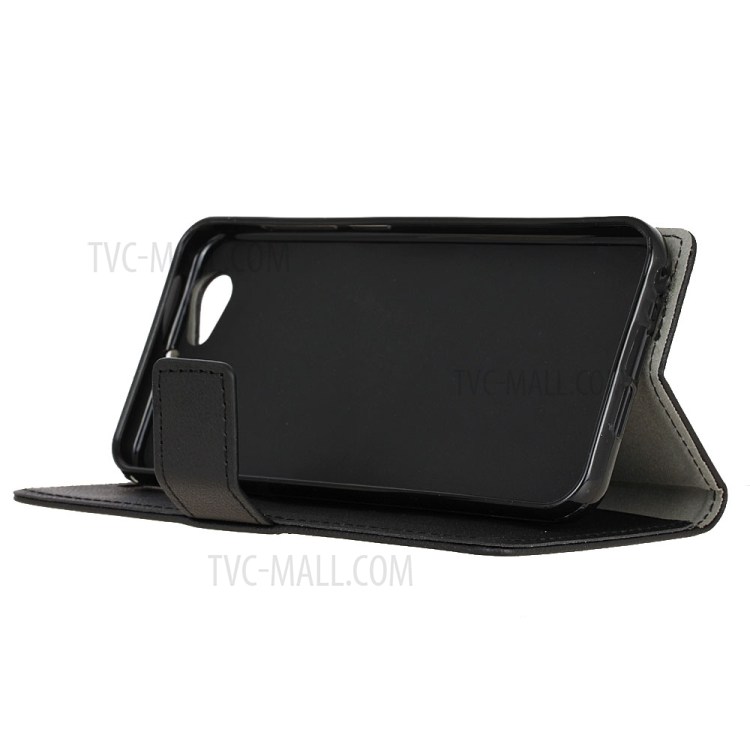 Wallet Leather Stand Case for HTC One A9s - Black-4