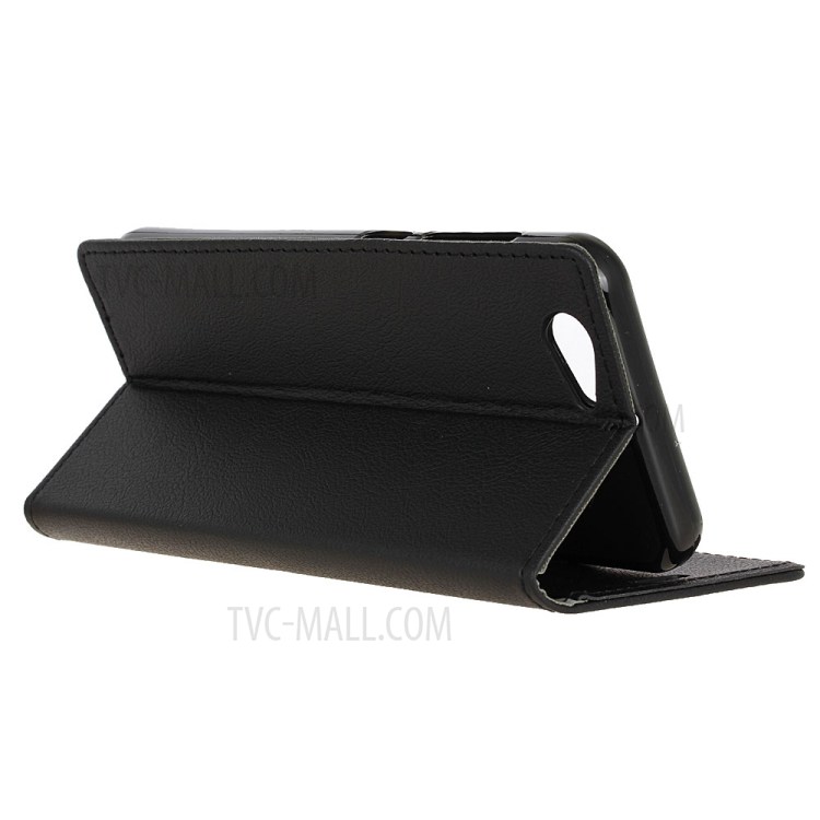 Wallet Leather Stand Case for HTC One A9s - Black-5