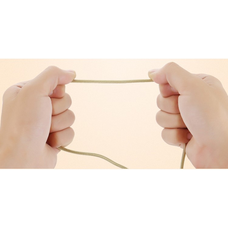ZUOQI ZQ-TPC01 Woven Pattern Type-C Data Sync Charging Cable for Samsung HTC LG - Gold-6