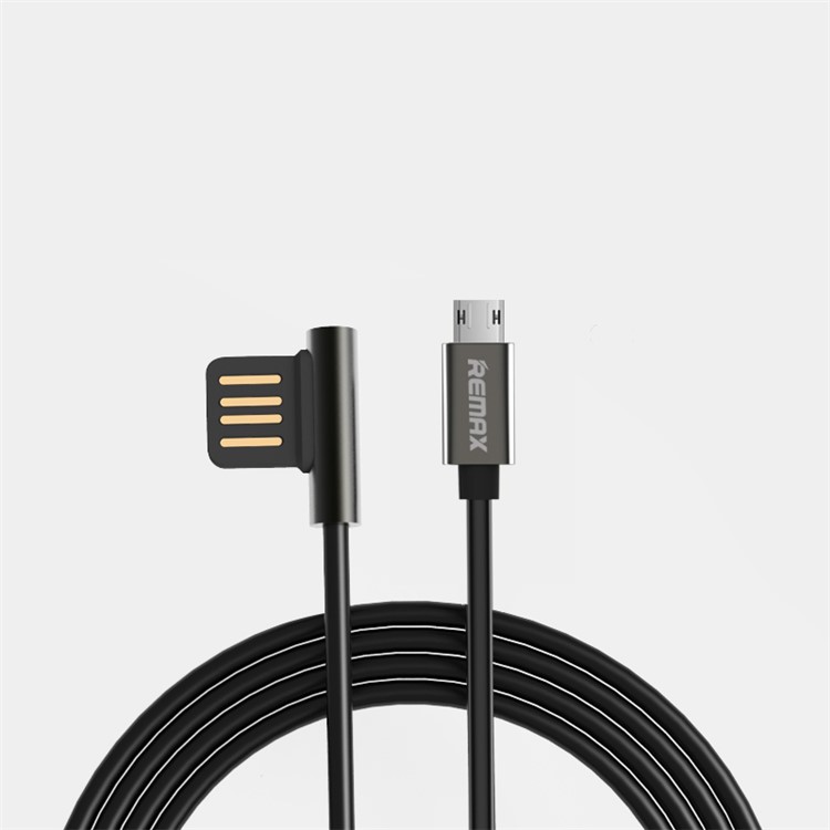 REMAX Emperor Series Micro USB Data Sync Charger Cable for Samsung HTC LG - Black-2