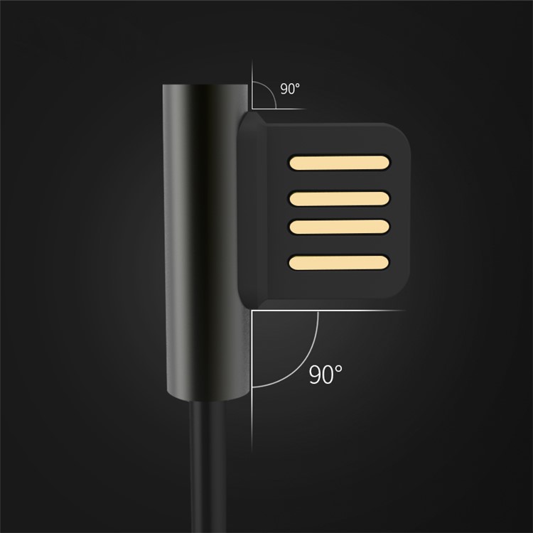 REMAX Emperor Series Micro USB Data Sync Charger Cable for Samsung HTC LG - Black-3