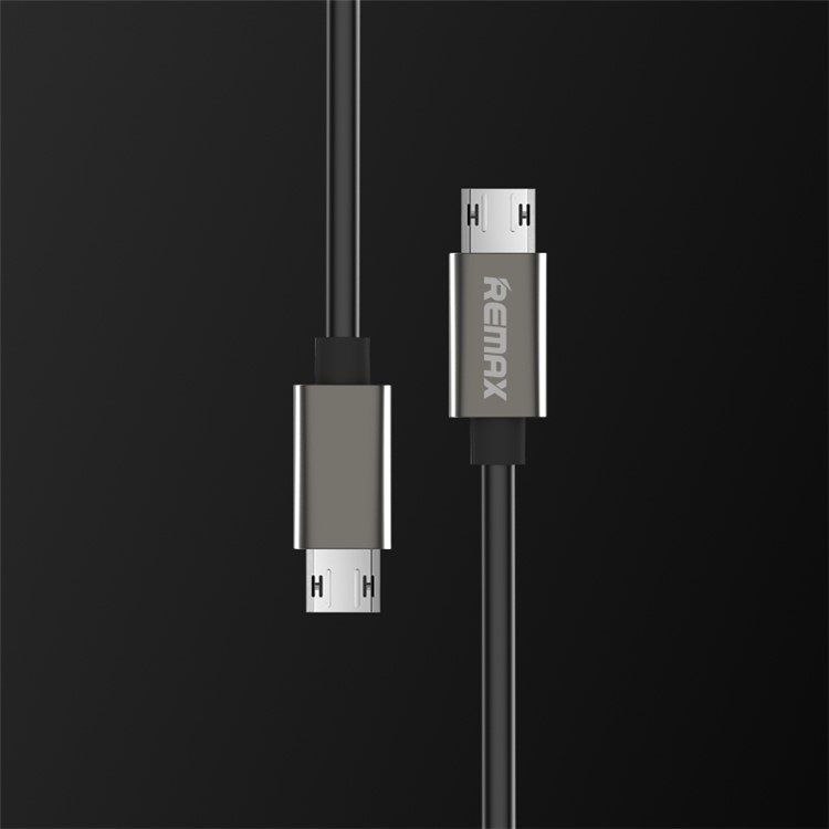 REMAX Emperor Series Micro USB Data Sync Charger Cable for Samsung HTC LG - Black-4