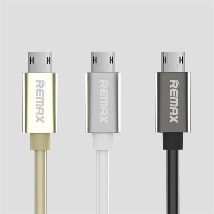 REMAX Emperor Series Micro USB Data Sync Charger Cable Cord for Samsung HTC LG - Gold Color-4