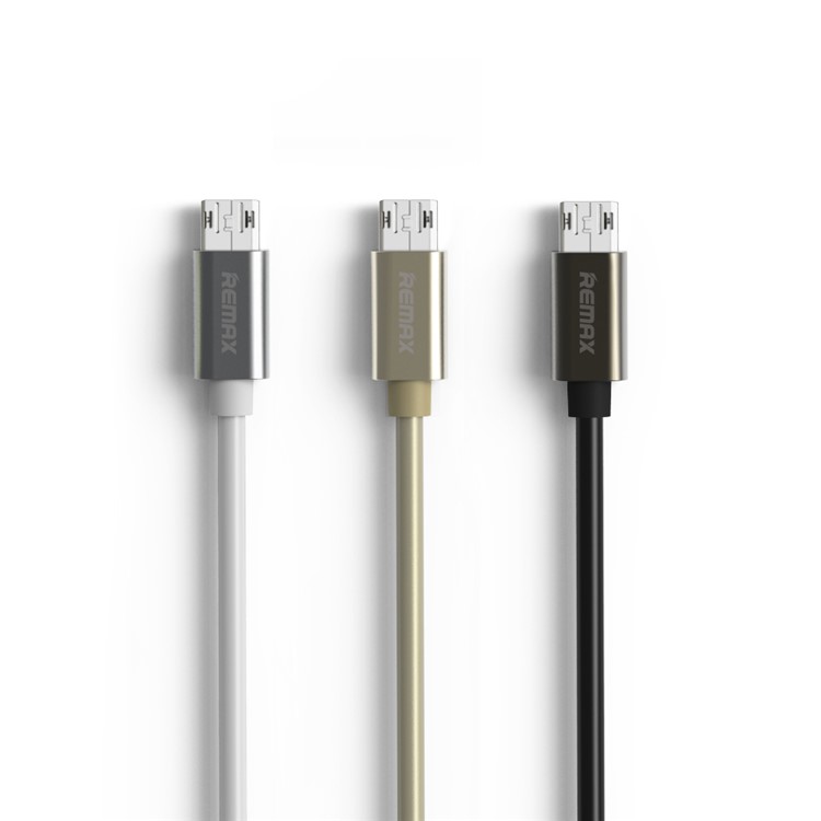 REMAX Emperor Series Micro USB Data Sync Charger Cable Cord for Samsung HTC LG - Gold Color-5
